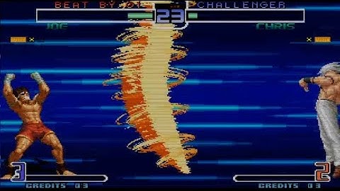 [TAS KOF 2002] Orochi Chris VS Joe