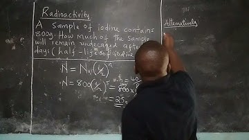 CALCULATIONS ON HALF LIFE