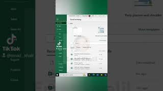 How to get professional Excel templates 🔥 #shorts you need