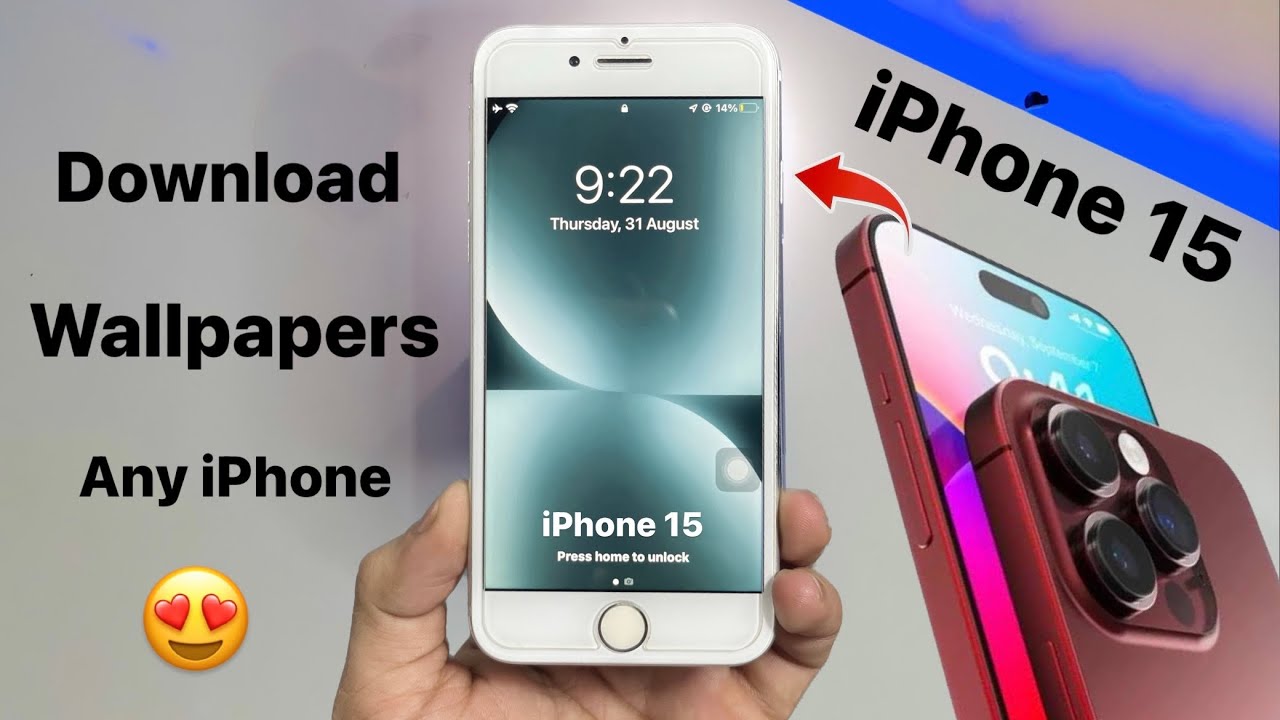 How to Get iPhone 15 New Wallpapers on any older iPhone Download