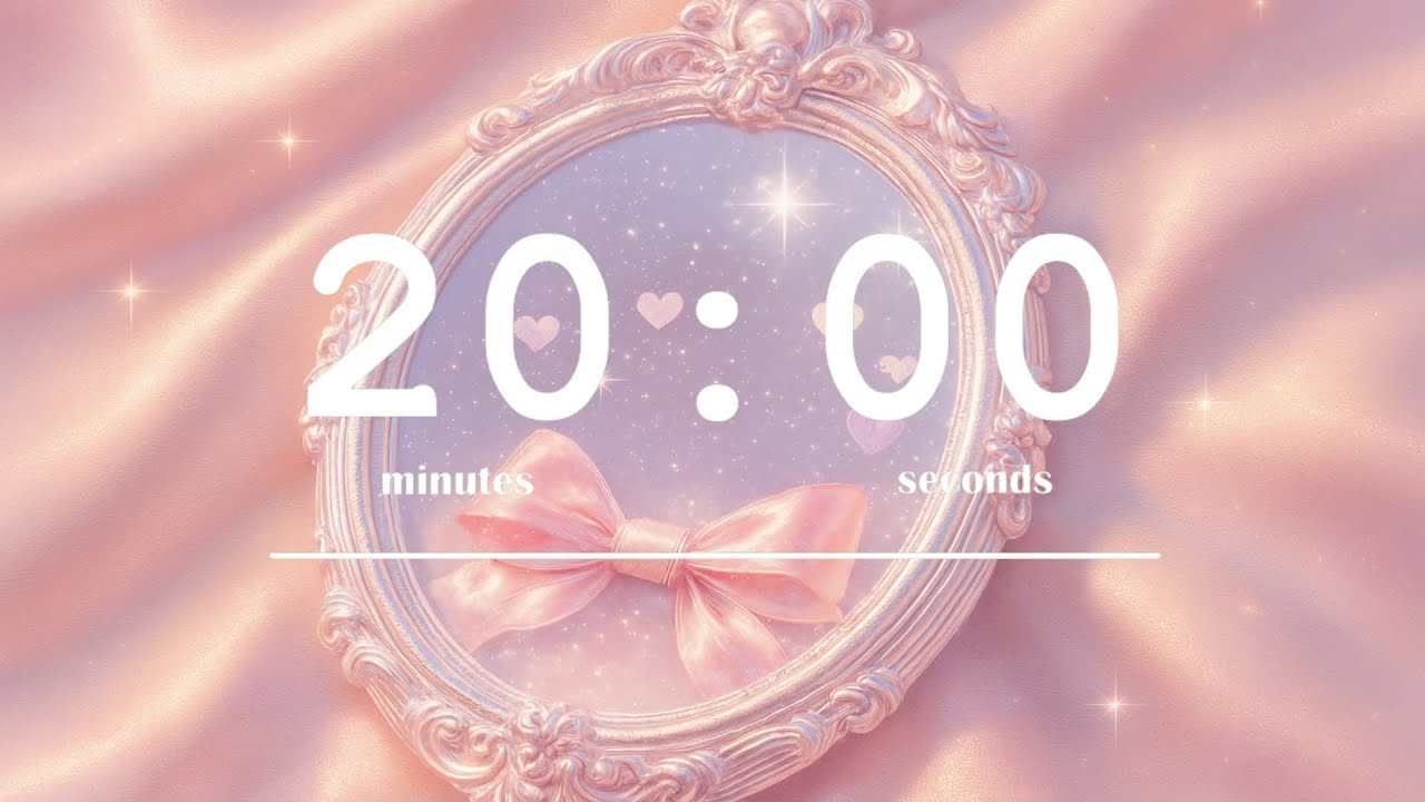 20-minute enchanted mirror 🪞✨🎀 | magical princess study timer