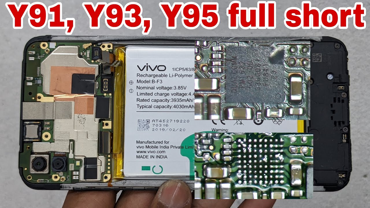 Vivo Y91 Y93 Y95 full short problem solution | vivo Y91 Y93 Y95 not