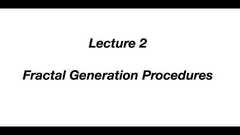 Computer Graphics | Fractal Gen Procedures | Lecture 4.2 | M.Sc| Nagpur University | Vijeet Meshram