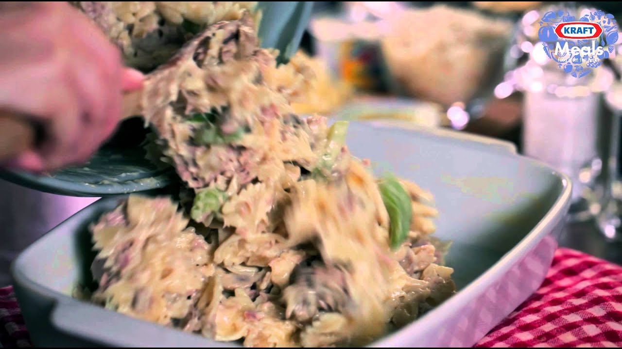 Cheesy Tuna & Mushroom Pasta Bake - YouTube