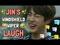 JIN's Funny Windshield Wiper Laugh π (Try Not to Laugh)
