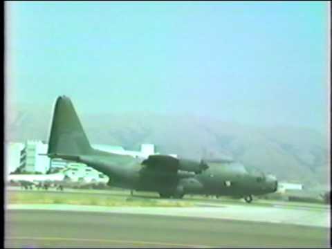 The 129th Rescue Group based aat NAS Moffett Field, Ca. puts on a Demo at the 1986 Moffett Field Airshow They demonstrated air to air refueling, the capabilities of the HC-130 and the HH-3E. This video is from my old VHS tapes.