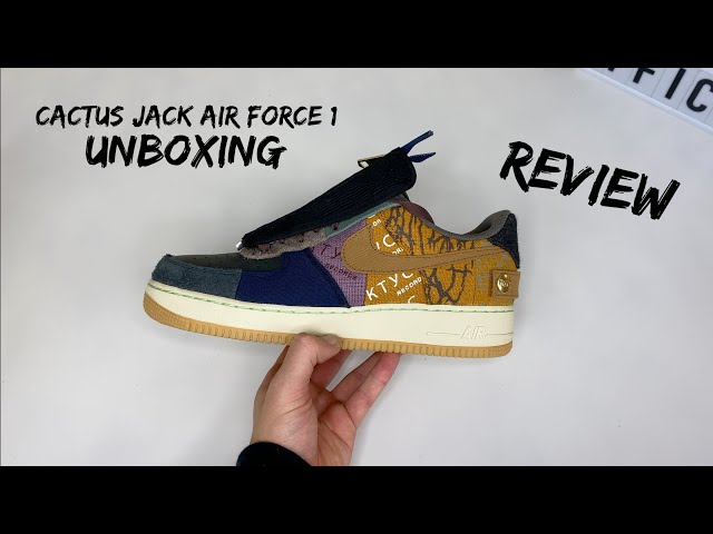 Travis Scott Air Force 1 Unboxing 