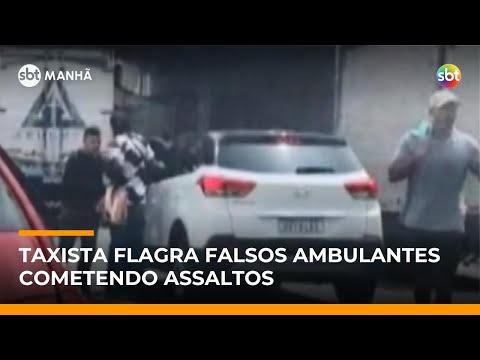 Video falsos-ambulantes-sao-presos-apos-assaltos-a-motoristas-no-centro-de-sp-sbt-manha