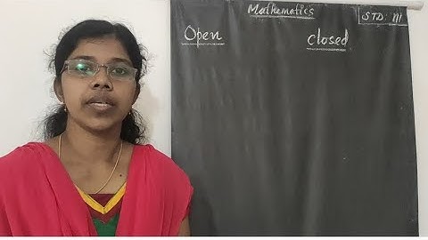 Geometry-Closed and Open figure