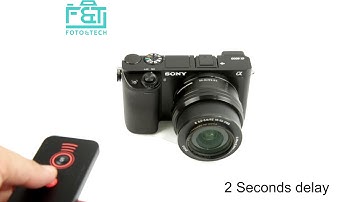 Foto&Tech Wireless Remote Control instruction for Sony Cameras