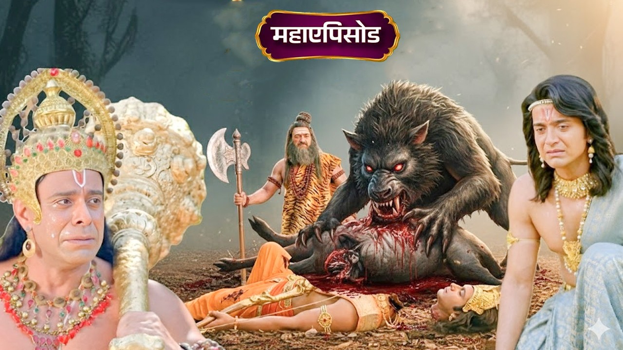 लक्ष्मण का सिर धड़ से अलग! देखकर राम-हनुमान फूट-फूटकर रो पड़े | Shrimad Ramayan #ram #ramayan