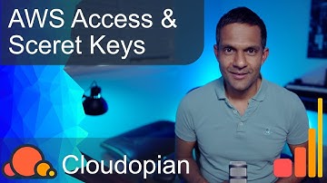 How to create AWS access key id & secret key