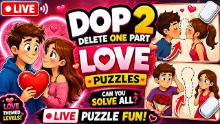 🔴 LIVE 🔥 DOP 2 Delete One Part | Impossible Levels 😱 Can I Beat Them All? screenshot 1