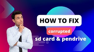 How to fix corrupted SD CARD & PENDRIVE [HINDI] #howto