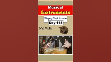 Musical instruments  Nail Violin Day 115#shortsbeta  #instrument