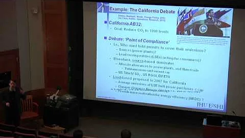 Benjamin Hobbs, Modeling Electricity Markets & Pol...