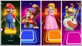 Mario vs DK vs Peach vs Bowser Jr. – Rhythm Challenge 🎵