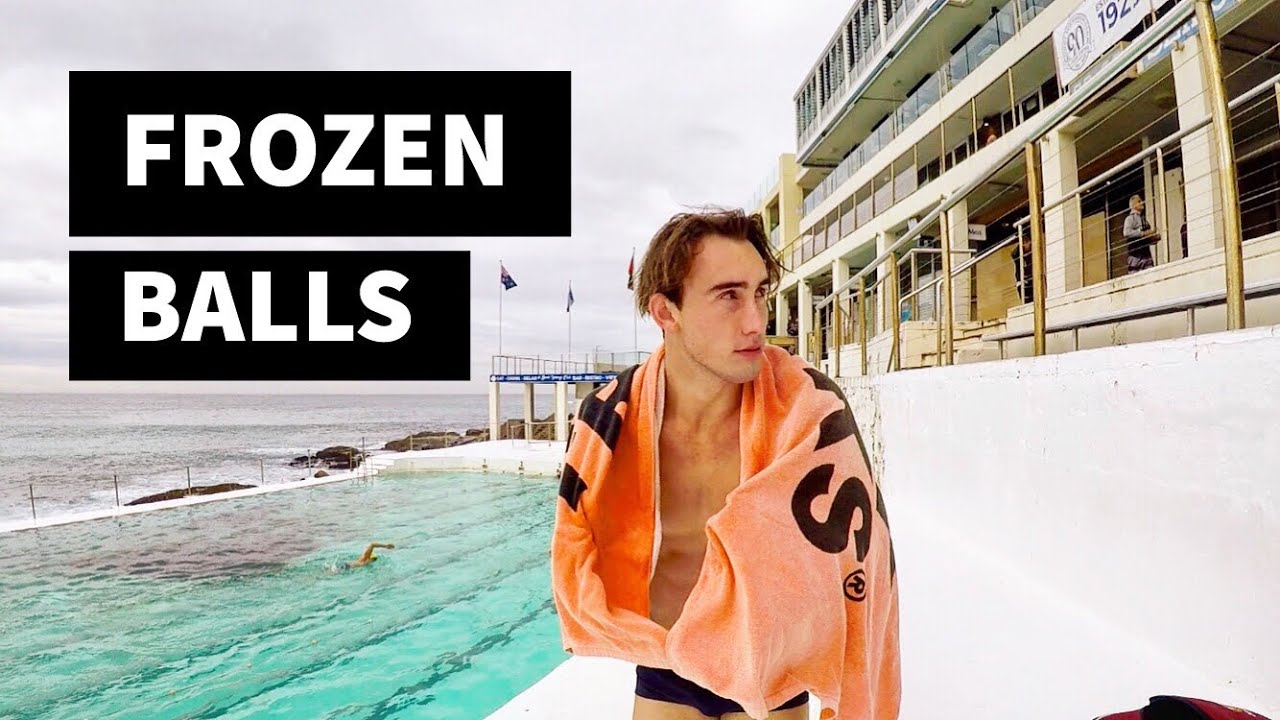 Swimming with FROZEN BALLS YouTube