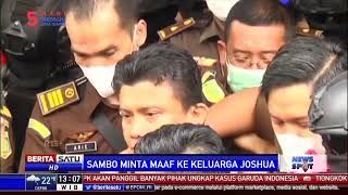 Ferdy Sambo Mengaku Menyesal dan Minta Maaf ke Keluarga Brigadir Yosua