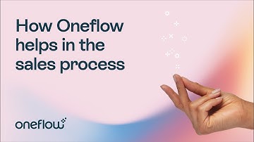 How Oneflow helps in the sales process | Oneflow