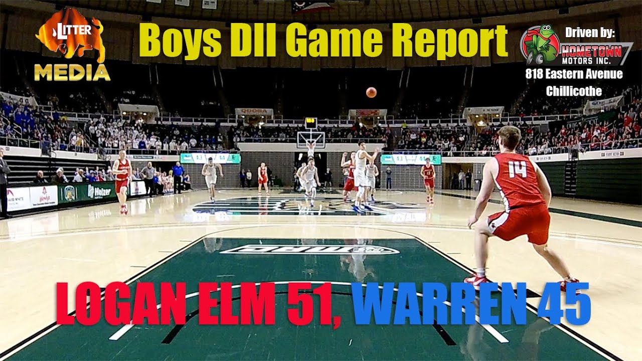 Litter Media Game Report Logan Elm Wins Boys Basketball DII District