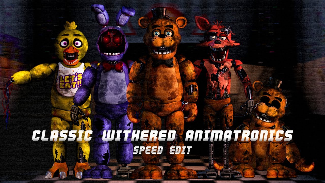 🔥withered freddy mais 🛠 fnaf ar edit#animatronicsedits🔥