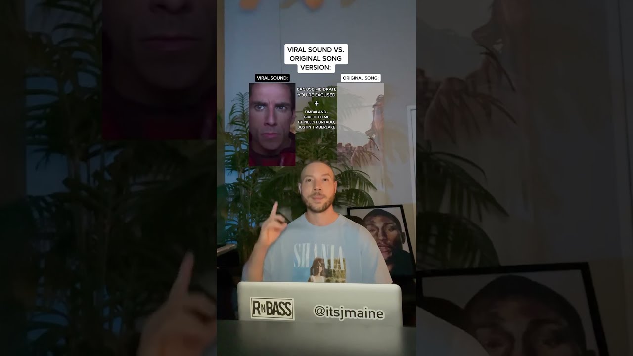 Viral Sound Vs Original Song Version Excuse Me Brah Zoolander W Nelly Furtado Etc Shorts