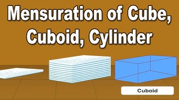Mensuration of Cube, Cuboid, Cylinder | 9th Std | Mathematics | ICSE Board | Home Revise