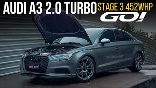 Audi A3 2.0T Ea888 gen3 Stage 3+ 452 cavalos de roda