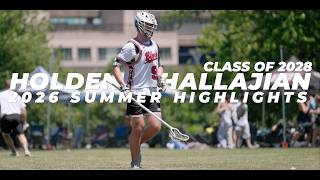 Information Holden Hallajian '28 Defense | 2026 Summer Highlights Update