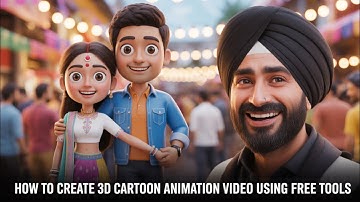 How To Create 3D Cartoon Animation Video Using Free AI Tool