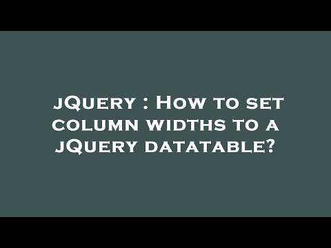 jQuery : How