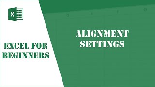 Celebrity Excel Tutorial 24 - Alignment Settings Wealth