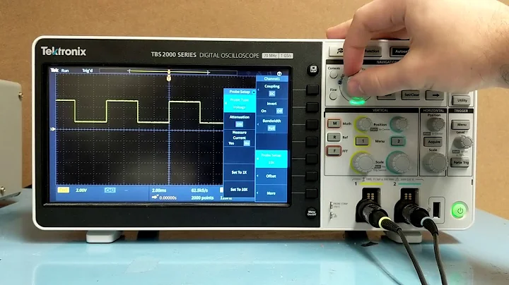 Using the Tektronix oscilloscopes
