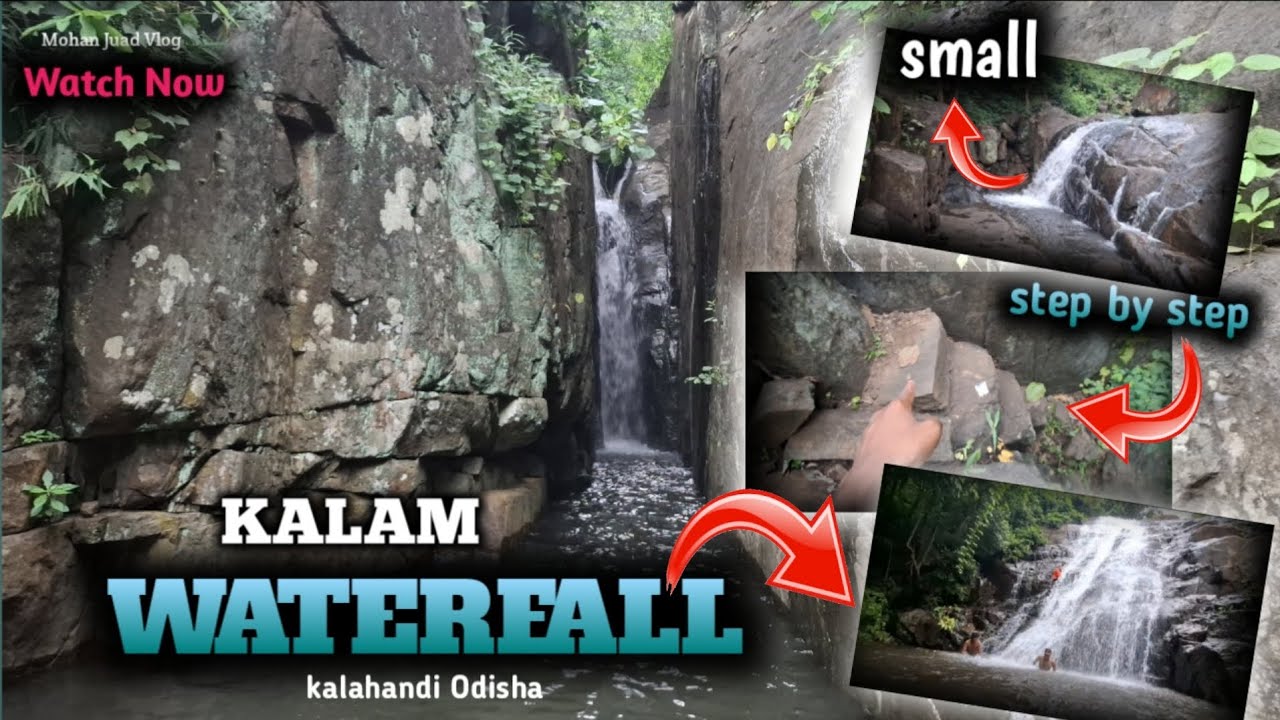 HIDDEN WATERFALL IN KALAHANDI 🏞🌳 || Kalam Waterfall @mohanjuadvlog 