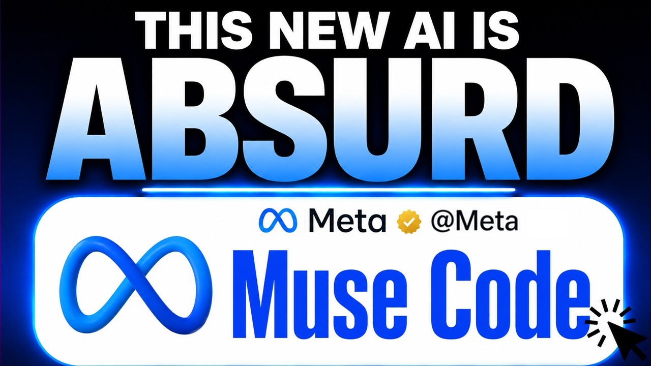 NEW Meta Muse Code AI Agent Is INSANE!