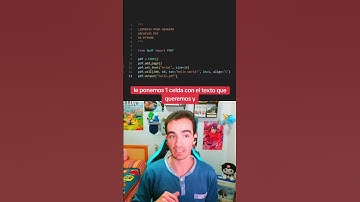 Generar PDF en PYTHON . . . #python #programacion #java #javascript