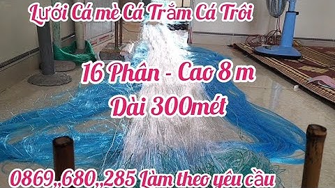 Lưới Đánh Cá Sông Hồ Đầm Lưới Đánh Cá 3 Màn nước sâu bắt cá lớn