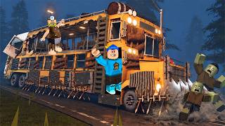 I BUILT A 2-STORY SCHOOL BUS THAT'S SAFE FROM ZOMBIES AND ALIENS IN ROBLOX!!