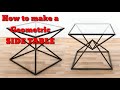 How to make a geometric side table|Welder TV
