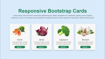 RESPONSIVE BOOTSTRAP 5 CARDS IN HTML & CSS !