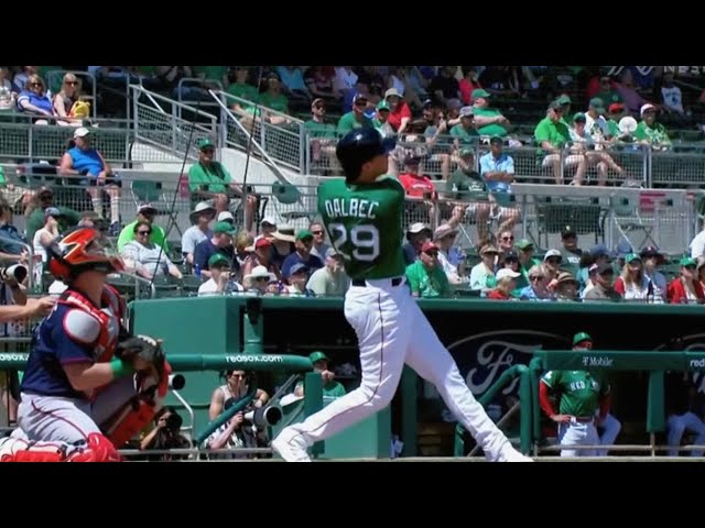 FIRST HOMER OF SPRING!! Red Sox Bobby Dalbec LAUNCHES one for 2022's 1st  Spring Training homer 