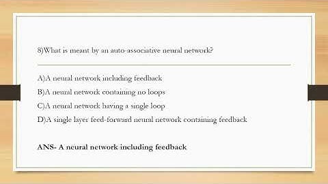 MCQs on Soft Computing Part 1 by Asst.Prof. Trupti Taru