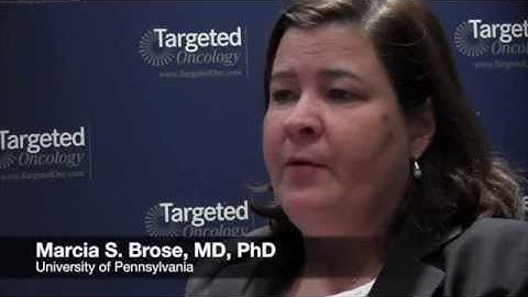 Dr. Brose on Next-Generation Sequencing in Thyroid Cancer