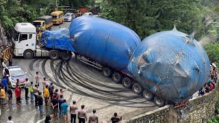 The Drama of Chinese Trucks Tortured on the World's Most Extreme Roads