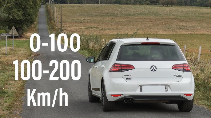 VW GOLF 7 2.0 TDI 150HP TOP SPEED ON GERMAN AUTOBAHN NO LIMIT 