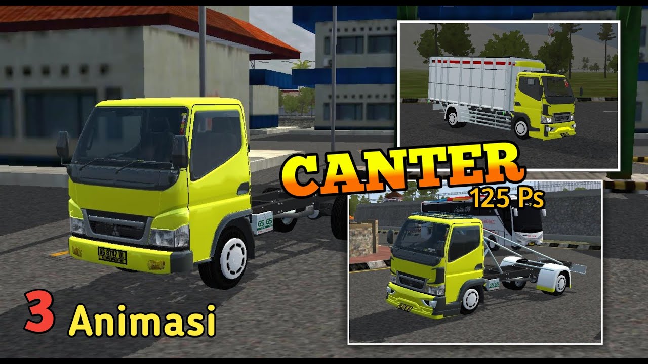 Share MOD BUSSID TRUK  CANTER  TERBARU 3 ANIMASI  