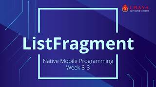 NMP 8-3: ListFragment
