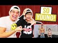 REACTING To Little Bros CRINGEY PRE-PUBERTY Videos!