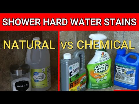 Remove Hard Water Stains in the Shower - Surprising Results - 11 Cleaners Tested